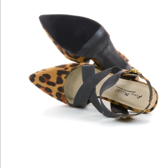 🍁🍁Anne Michelle  Steppup09 Leopard Suede - Picture 5 of 8